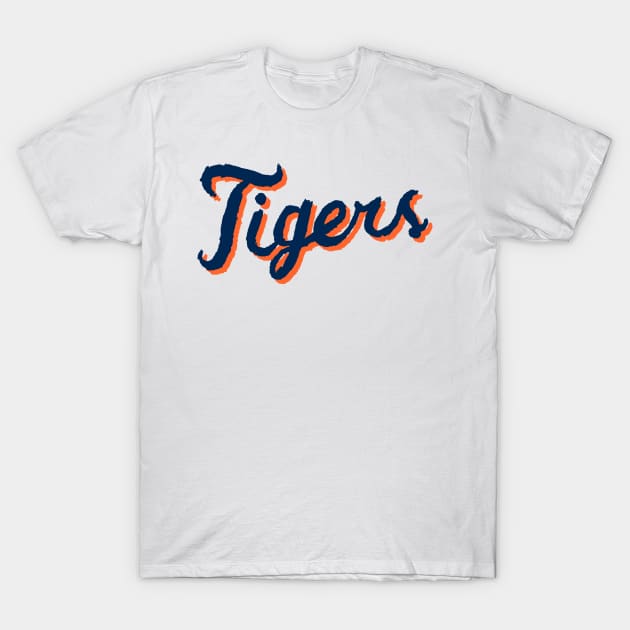 Detroit Tigeeeers T-Shirt by Very Simple Graph